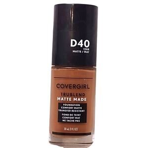 COVERGIRL TruBlend Matte Made Liquid Foundation -‎ Deep Bronze D40 (1FL OZ)